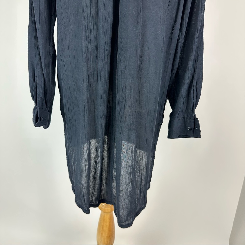 Prana Scheena Black Gauze Tunic Swim Coverup Size Medium - Picture 13 of 15